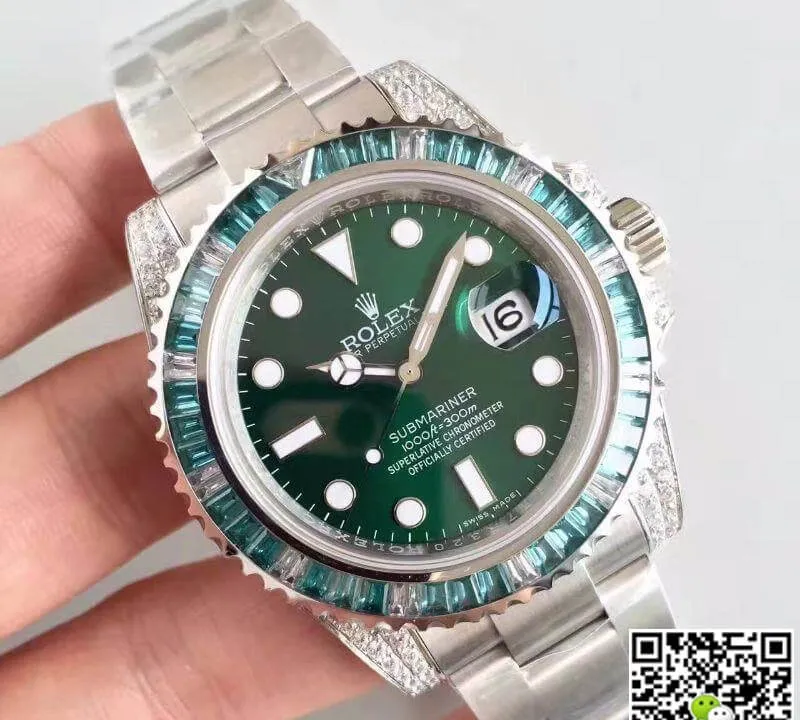Rolex Submariner Date 116610LV Noob Factory 1:1 Best Edition Replica Watch Swiss ETA3135 Green Dial