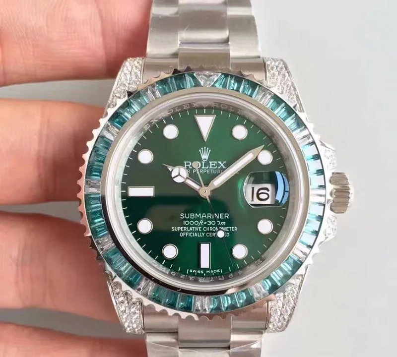 Rolex Submariner Date 116610LV Noob Factory 1:1 Best Edition Replica Watch Swiss ETA3135 Green Dial