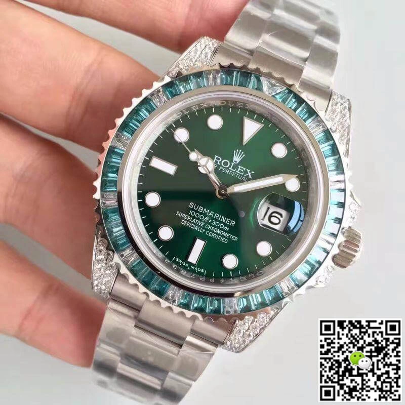 Rolex Submariner Date 116610LV Noob Factory 1:1 Best Edition Replica Watch Swiss ETA3135 Green Dial
