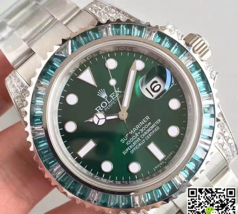 Rolex Submariner Date 116610LV Noob Factory 1:1 Best Edition Replica Watch Swiss ETA3135 Green Dial