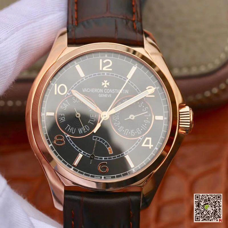 Vacheron Constantin FiftySix Day-Date 4400E 000R B436 40mm Rosegold Case 1:1 Best Edition Replica Watch Swiss ETA2475