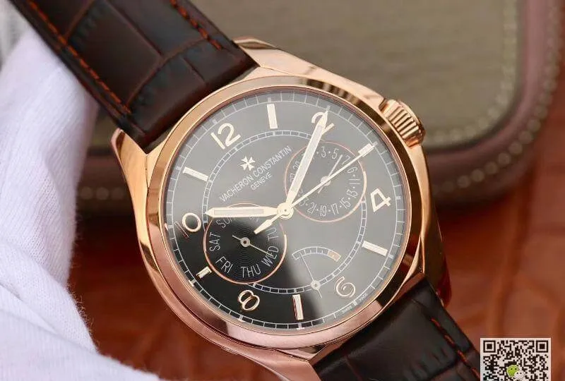 Vacheron Constantin FiftySix Day-Date 4400E 000R B436 40mm Rosegold Case 1:1 Best Edition Replica Watch Swiss ETA2475