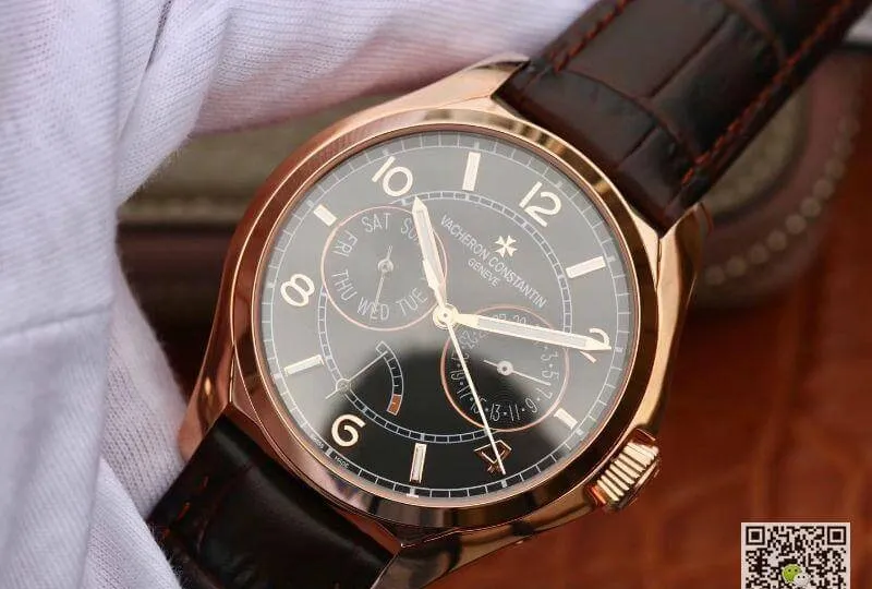 Vacheron Constantin FiftySix Day-Date 4400E 000R B436 40mm Rosegold Case 1:1 Best Edition Replica Watch Swiss ETA2475
