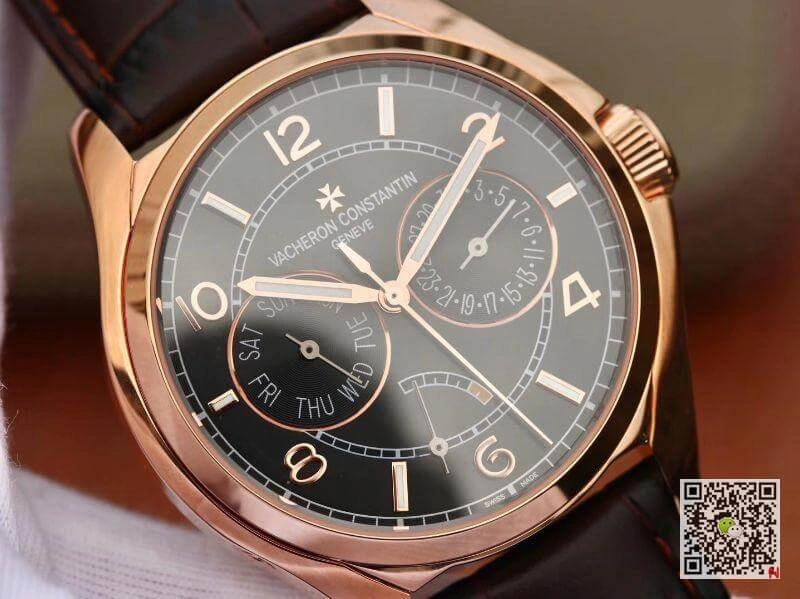 Vacheron Constantin FiftySix Day-Date 4400E 000R B436 40mm Rosegold Case 1:1 Best Edition Replica Watch Swiss ETA2475