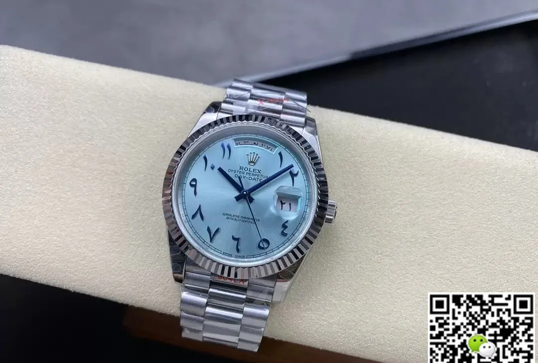Rolex Day Date M228236 GM Factory 1:1 Best Edition Replica Watch V2 Middle Eastern Blue Dial
