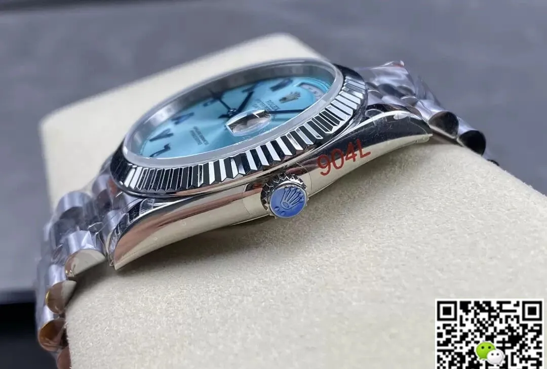 Rolex Day Date M228236 GM Factory 1:1 Best Edition Replica Watch V2 Middle Eastern Blue Dial