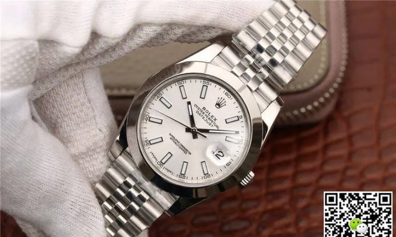 Rolex Datejust 116200 EW Factory 1:1 Best Edition Replica Watch Swiss ETA2836 White Dial