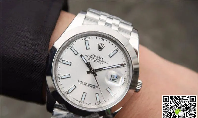 Rolex Datejust 116200 EW Factory 1:1 Best Edition Replica Watch Swiss ETA2836 White Dial