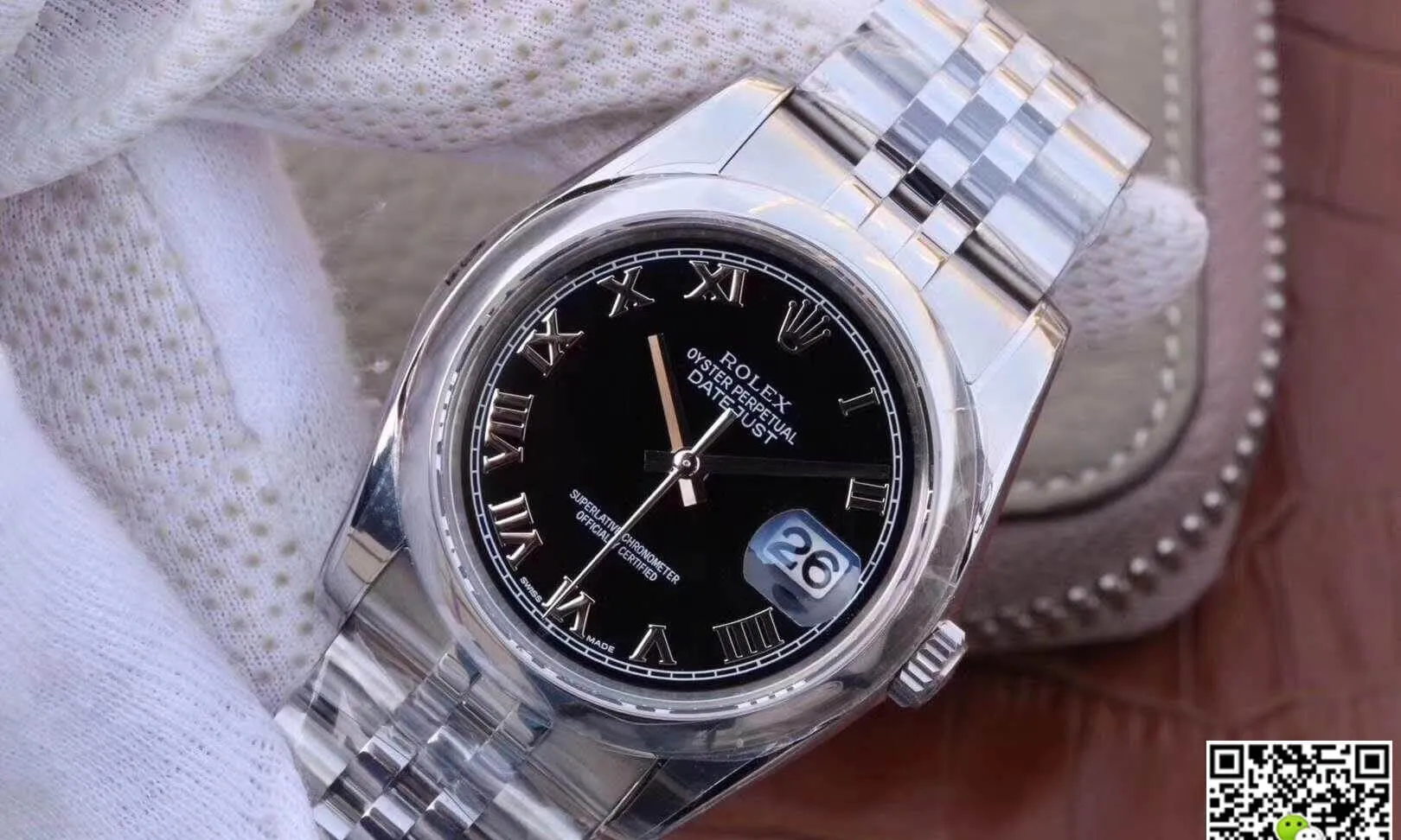 Rolex Datejust 116234 AR Factory 1:1 Best Edition Replica Watch Swiss ETA3135 Black Dial