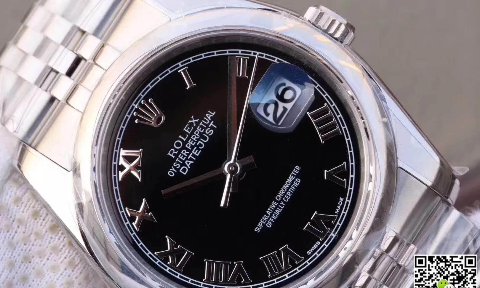 Rolex Datejust 116234 AR Factory 1:1 Best Edition Replica Watch Swiss ETA3135 Black Dial