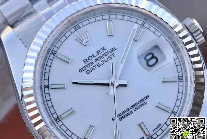 Rolex Datejust 116234 AR Factory 1:1 Best Edition Replica Watch Swiss ETA3135 White Dial