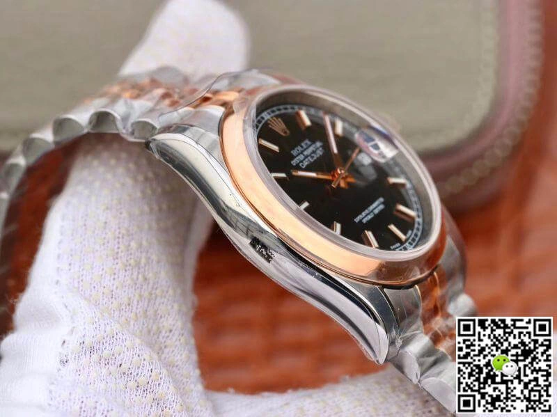 Rolex Datejust 126201 AR Factory 1:1 Best Edition Replica Watch Swiss ETA3135 Black Dial