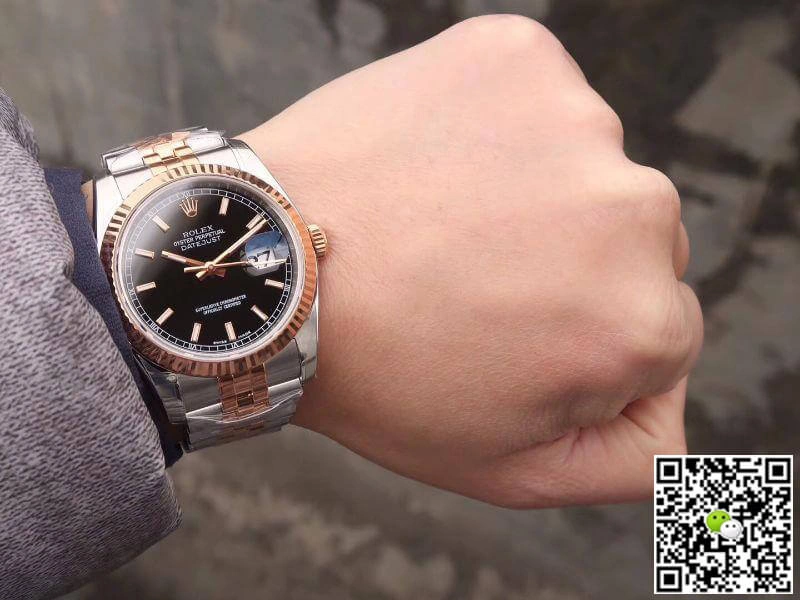Rolex Datejust 126231 AR Factory 1:1 Best Edition Replica Watch Swiss ETA3135 Black Dial