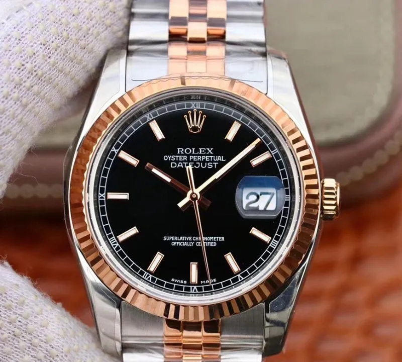 Rolex Datejust 126231 AR Factory 1:1 Best Edition Replica Watch Swiss ETA3135 Black Dial