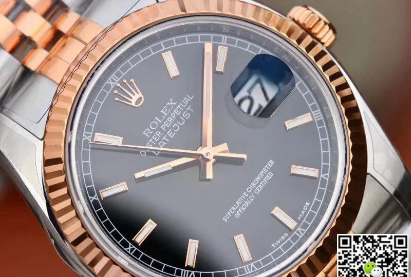 Rolex Datejust 126231 AR Factory 1:1 Best Edition Replica Watch Swiss ETA3135 Black Dial