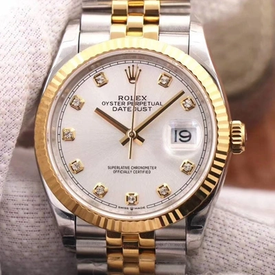 Rolex Datejust 126233 EW Factory 1:1 Best Edition Replica Watch White Dial Swiss ETA3235