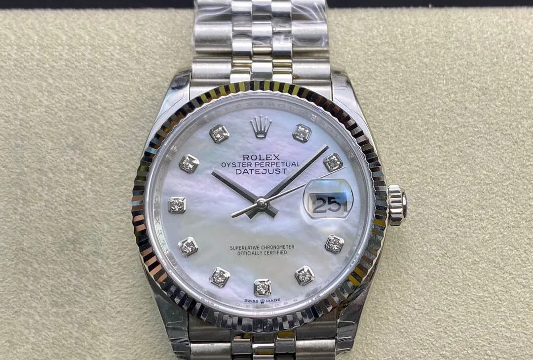 Rolex Datejust 178384-NG-63160 31MM EW Factory 1:1 Best Edition Replica Watch White Dial