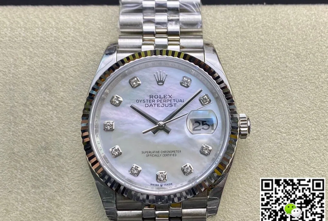 Rolex Datejust 178384-NG-63160 31MM EW Factory 1:1 Best Edition Replica Watch White Dial