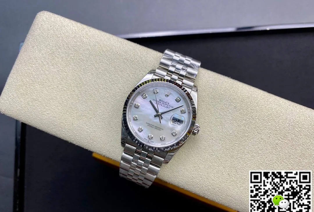 Rolex Datejust 178384-NG-63160 31MM EW Factory 1:1 Best Edition Replica Watch White Dial