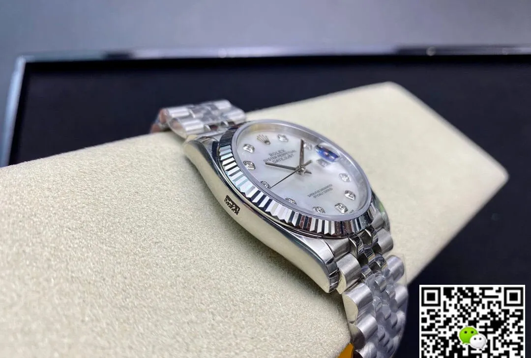 Rolex Datejust 178384-NG-63160 31MM EW Factory 1:1 Best Edition Replica Watch White Dial