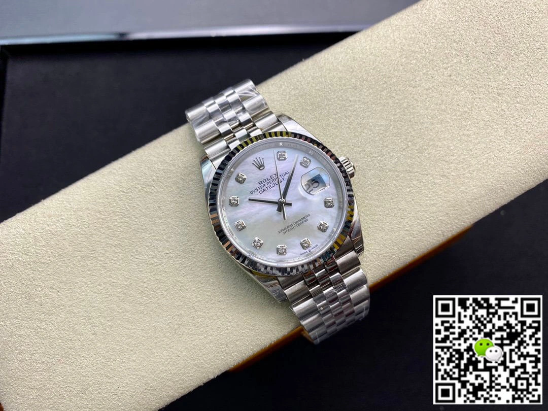 Rolex Datejust 178384-NG-63160 31MM EW Factory 1:1 Best Edition Replica Watch White Dial