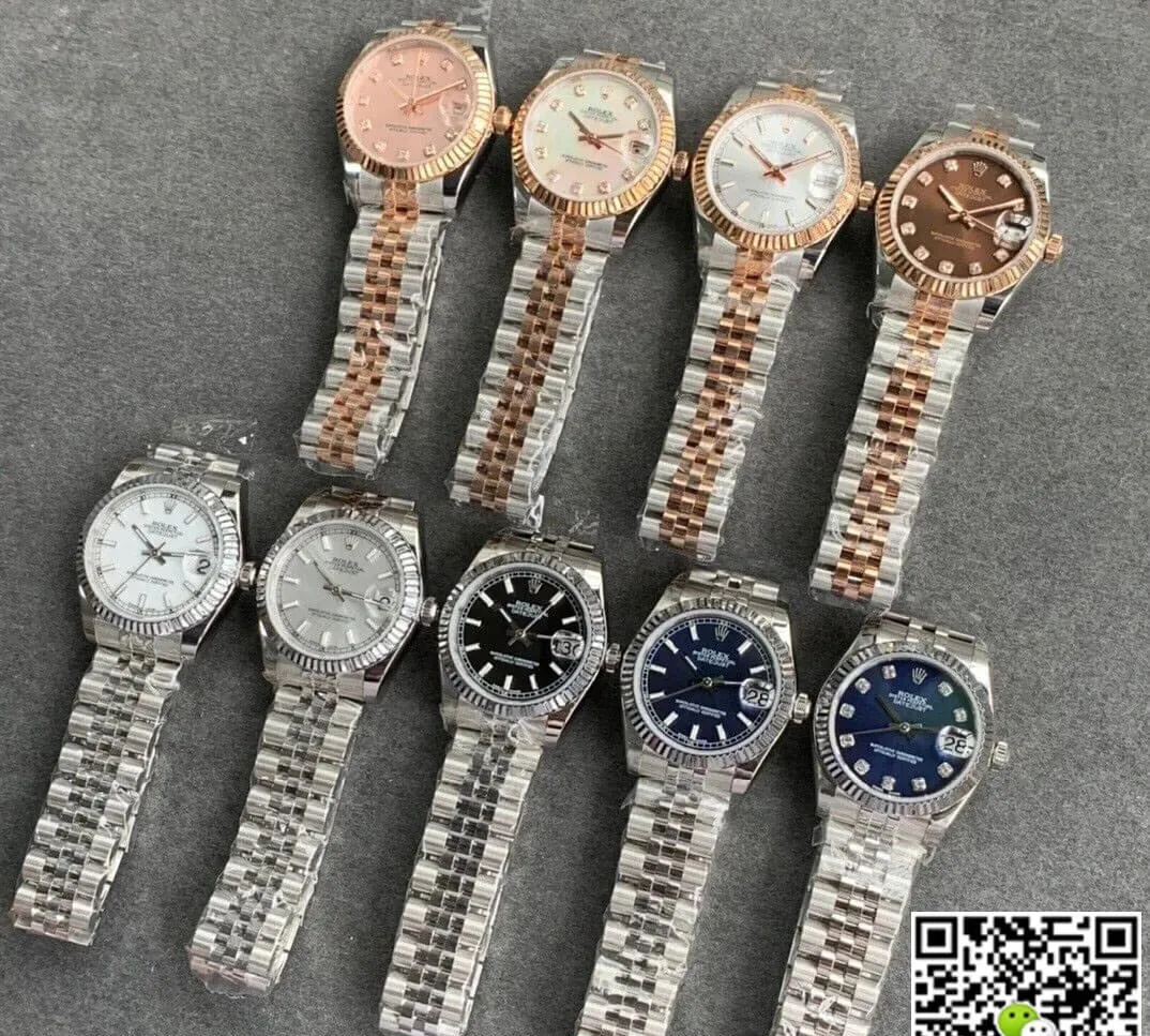 Rolex Datejust M278271-0025 GS Factory 1:1 Best Edition Replica Watch White Diamond Dial