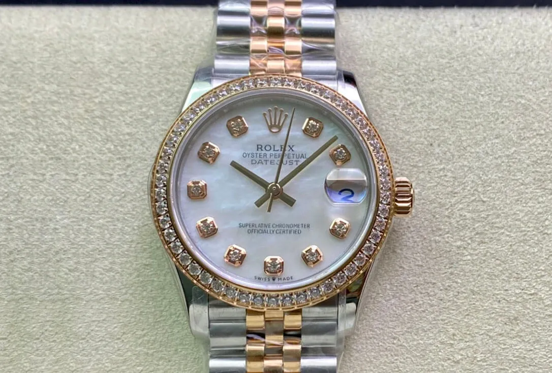 Rolex Datejust M278381RBR-0026 31MM EW Factory 1:1 Best Edition Replica Watch White Dial