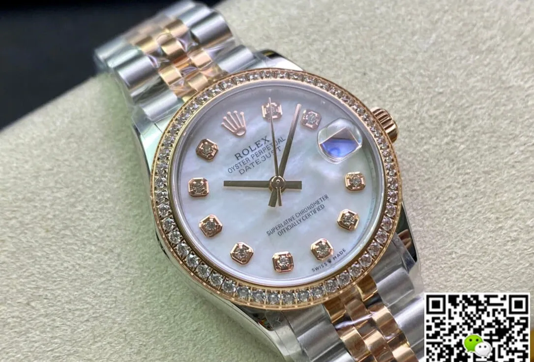 Rolex Datejust M278381RBR-0026 31MM EW Factory 1:1 Best Edition Replica Watch White Dial