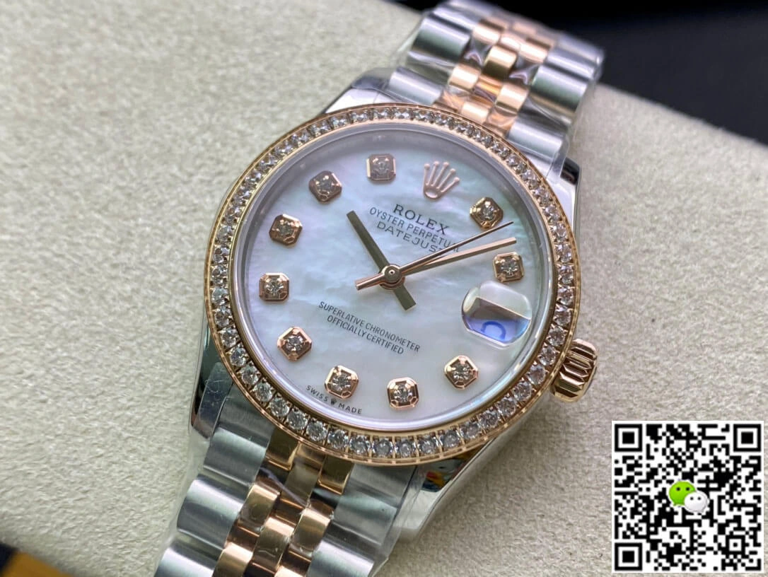 Rolex Datejust M278381RBR-0026 31MM EW Factory 1:1 Best Edition Replica Watch White Dial