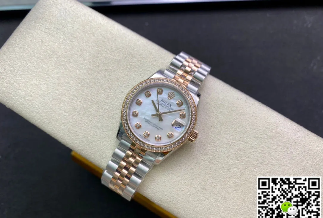 Rolex Datejust M278381RBR-0026 31MM EW Factory 1:1 Best Edition Replica Watch White Dial