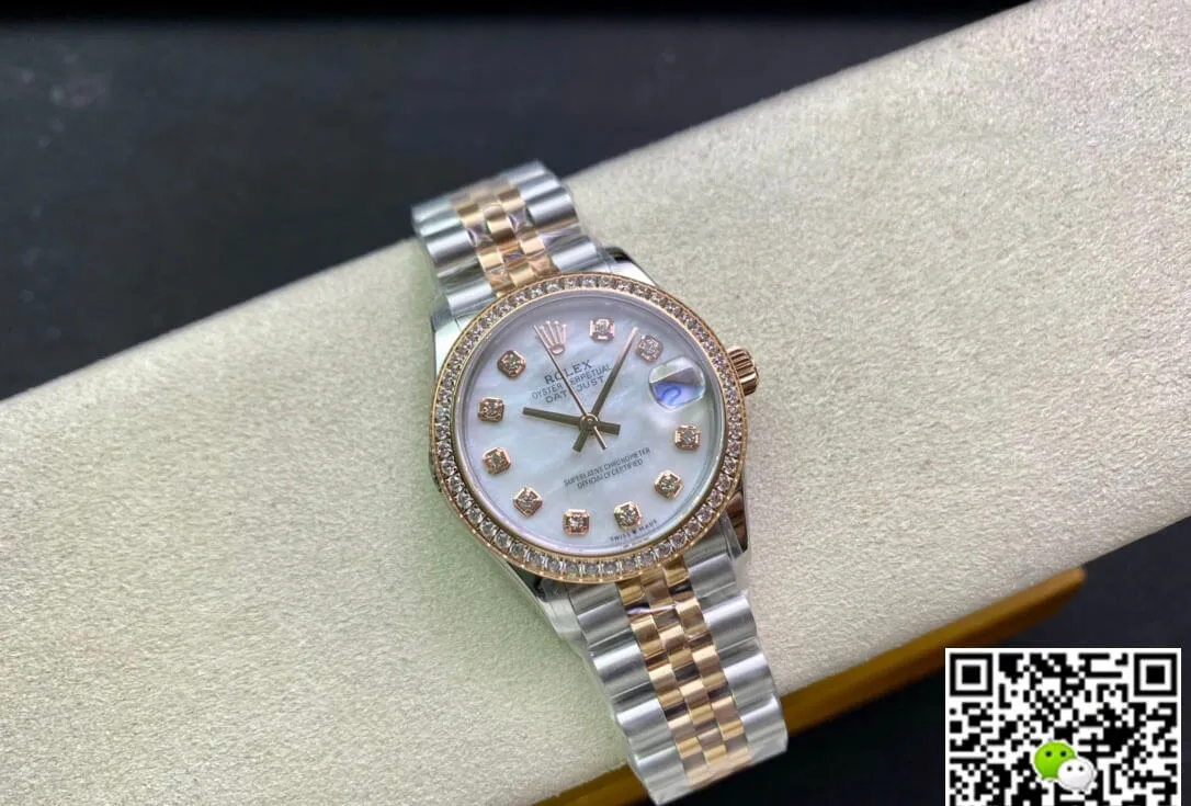 Rolex Datejust M278381RBR-0026 31MM EW Factory 1:1 Best Edition Replica Watch White Dial