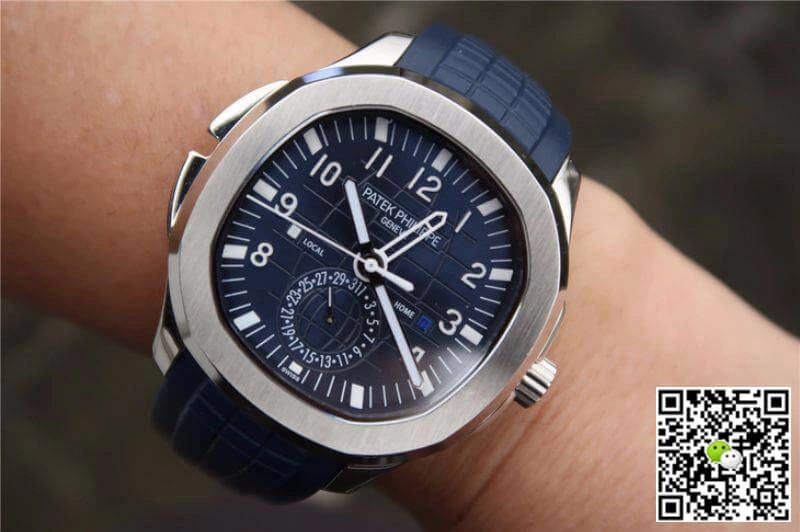 Patek Philippe Aquanaut Dual Time 5164A-001 MP Factory 1:1 Best Edition Replica Watch Swiss ETA324S C