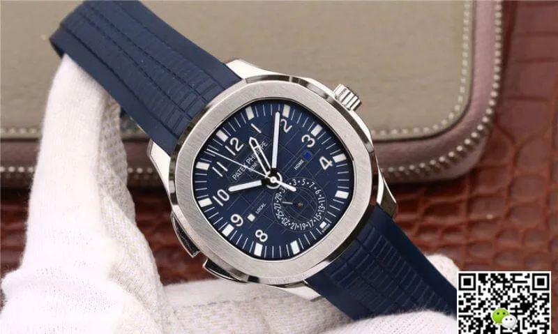 Patek Philippe Aquanaut Dual Time 5164A-001 MP Factory 1:1 Best Edition Replica Watch Swiss ETA324S C