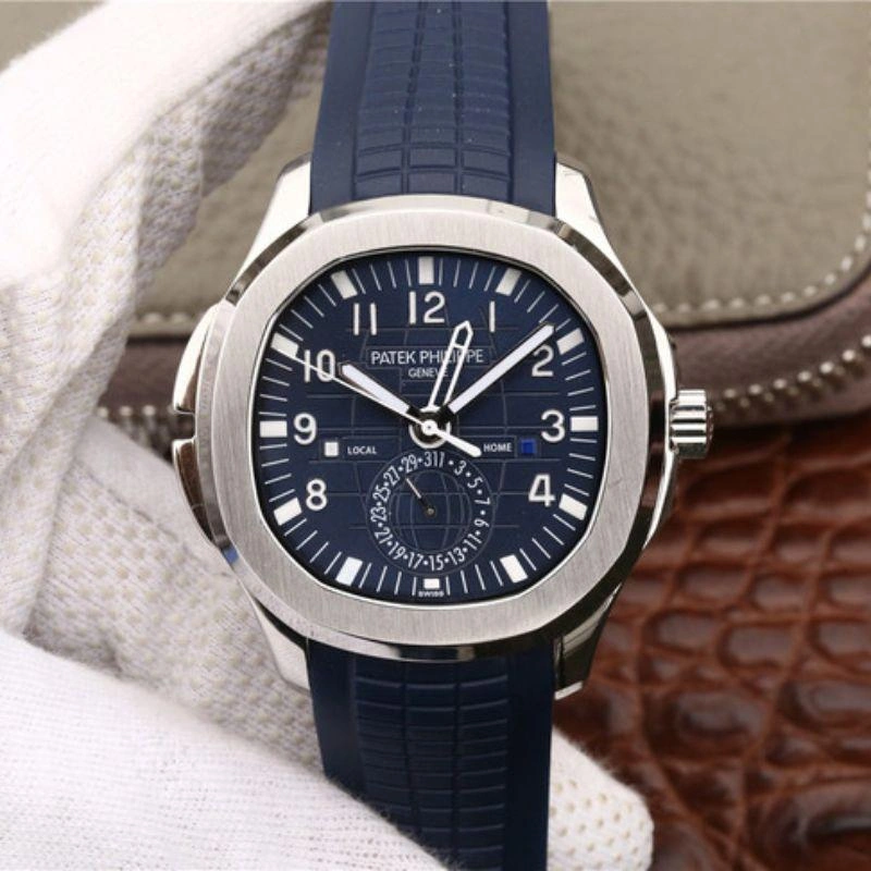 Patek Philippe Aquanaut Dual Time 5164A-001 MP Factory 1:1 Best Edition Replica Watch Swiss ETA324S C