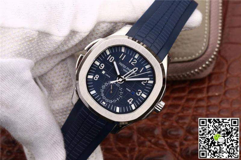 Patek Philippe Aquanaut Dual Time 5164A-001 MP Factory 1:1 Best Edition Replica Watch Swiss ETA324S C