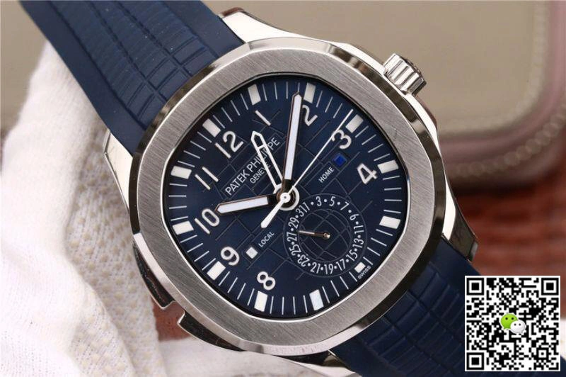 Patek Philippe Aquanaut Dual Time 5164A-001 MP Factory 1:1 Best Edition Replica Watch Swiss ETA324S C