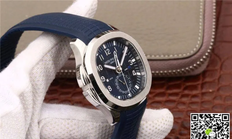 Patek Philippe Aquanaut Dual Time 5164A-001 MP Factory 1:1 Best Edition Replica Watch Swiss ETA324S C