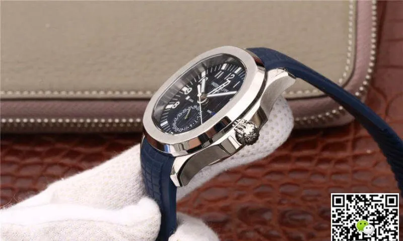 Patek Philippe Aquanaut Dual Time 5164A-001 MP Factory 1:1 Best Edition Replica Watch Swiss ETA324S C