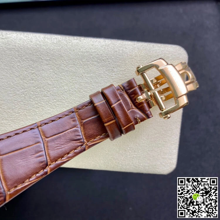 Patek Philippe Nautilus 5980R-001 3K Factory 1:1 Best Edition Replica Watch V2 Brown Leather Dial