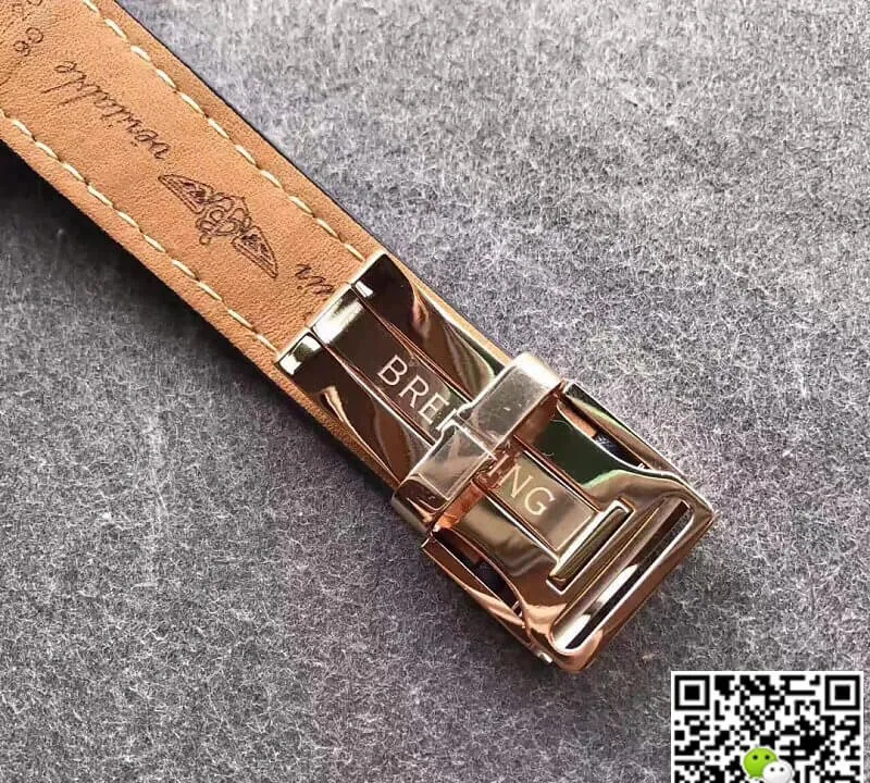 Breitling Navitimer 01 RB012012 JF Factory 1:1 Best Edition Replica Watch Blue Leather Strap