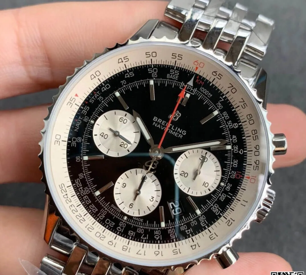 Breitling Navitimer 1 B01 AB0121211B1A1 GF Factory 1:1 Best Edition Replica Watch Black Dial