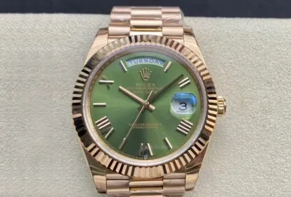Rolex Day-Date 228235 EW Factory 1:1 Best Edition Replica Watch Swiss ETA3255 Green Dial