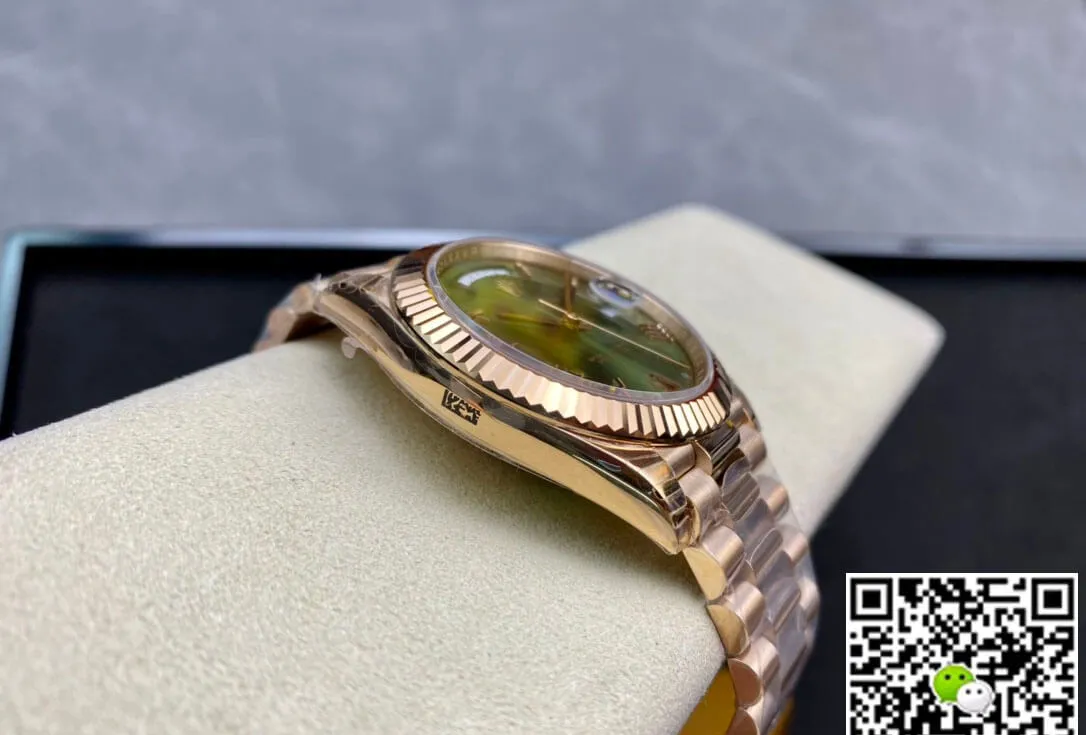 Rolex Day-Date 228235 EW Factory 1:1 Best Edition Replica Watch Swiss ETA3255 Green Dial
