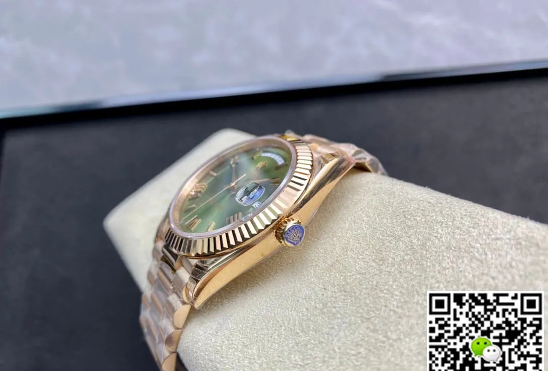 Rolex Day-Date 228235 EW Factory 1:1 Best Edition Replica Watch Swiss ETA3255 Green Dial
