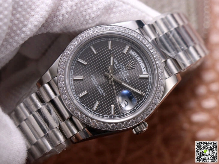 Rolex Day Date M228349RBR-0008 EW Factory 1:1 Best Edition Replica Watch Stainless Steel