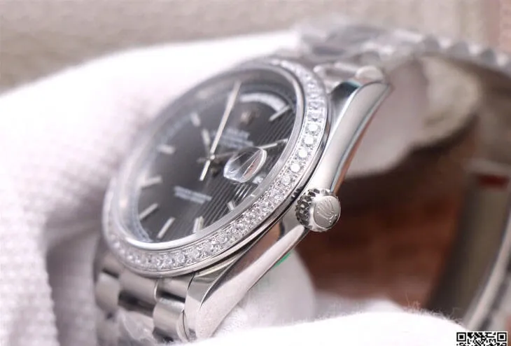 Rolex Day Date M228349RBR-0008 EW Factory 1:1 Best Edition Replica Watch Stainless Steel