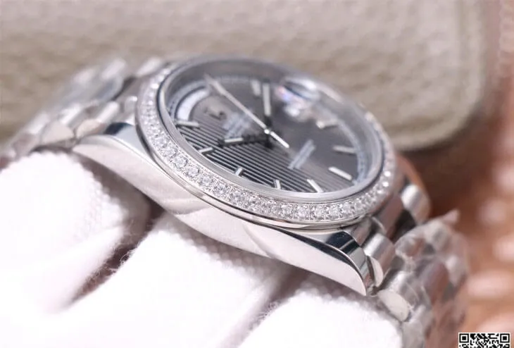 Rolex Day Date M228349RBR-0008 EW Factory 1:1 Best Edition Replica Watch Stainless Steel