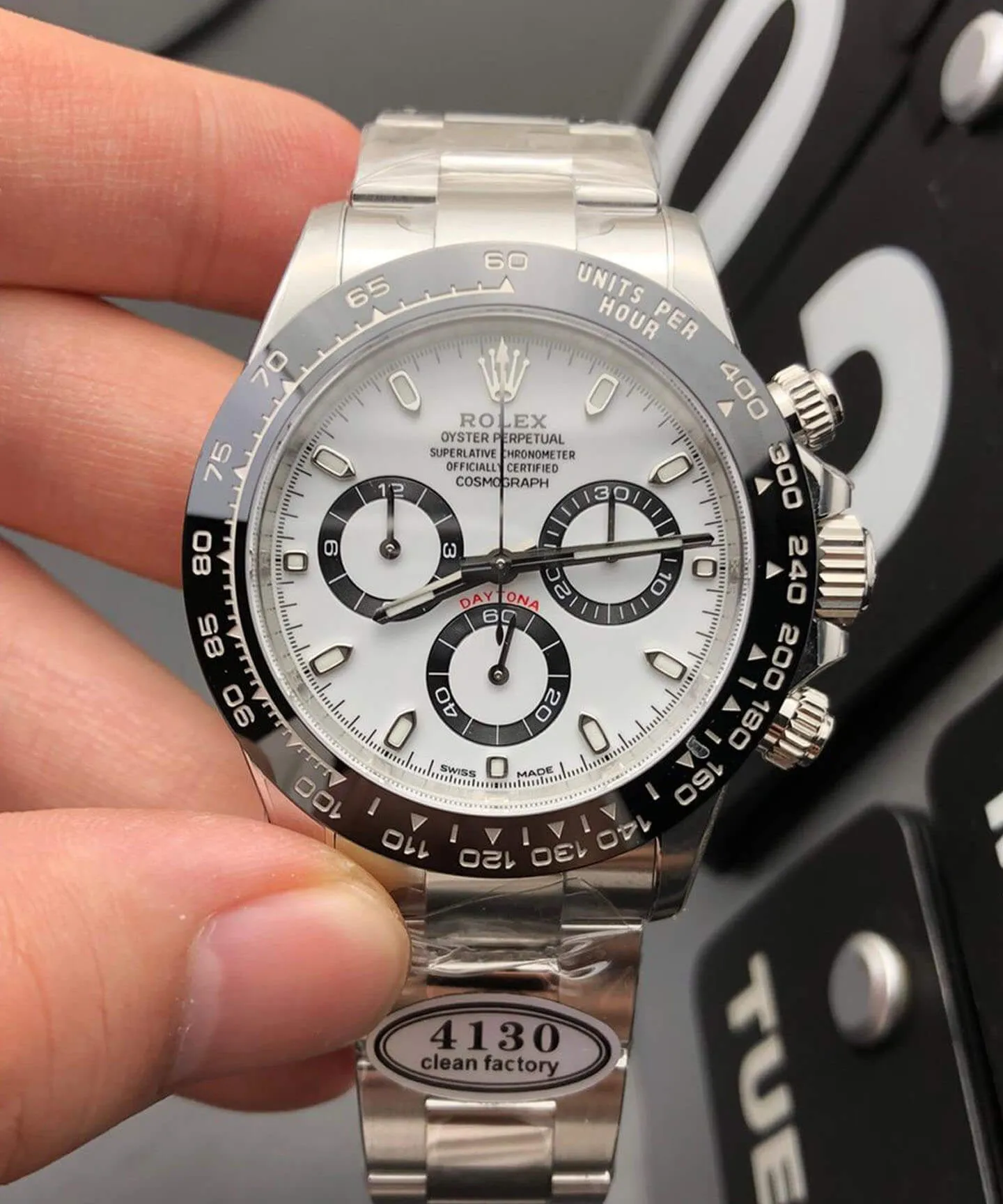 Rolex Cosmograph Daytona M116500LN-0001 Clean Factory 1:1 Best Edition Replica Watch V2 Black Bezel