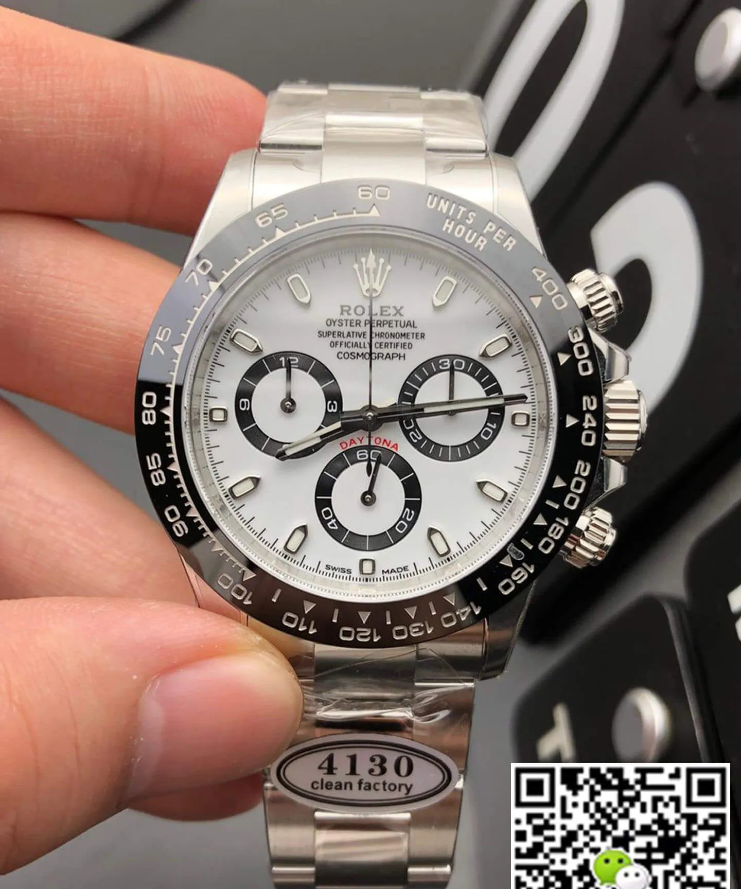 Rolex Cosmograph Daytona M116500LN-0001 Clean Factory 1:1 Best Edition Replica Watch V2 Black Bezel