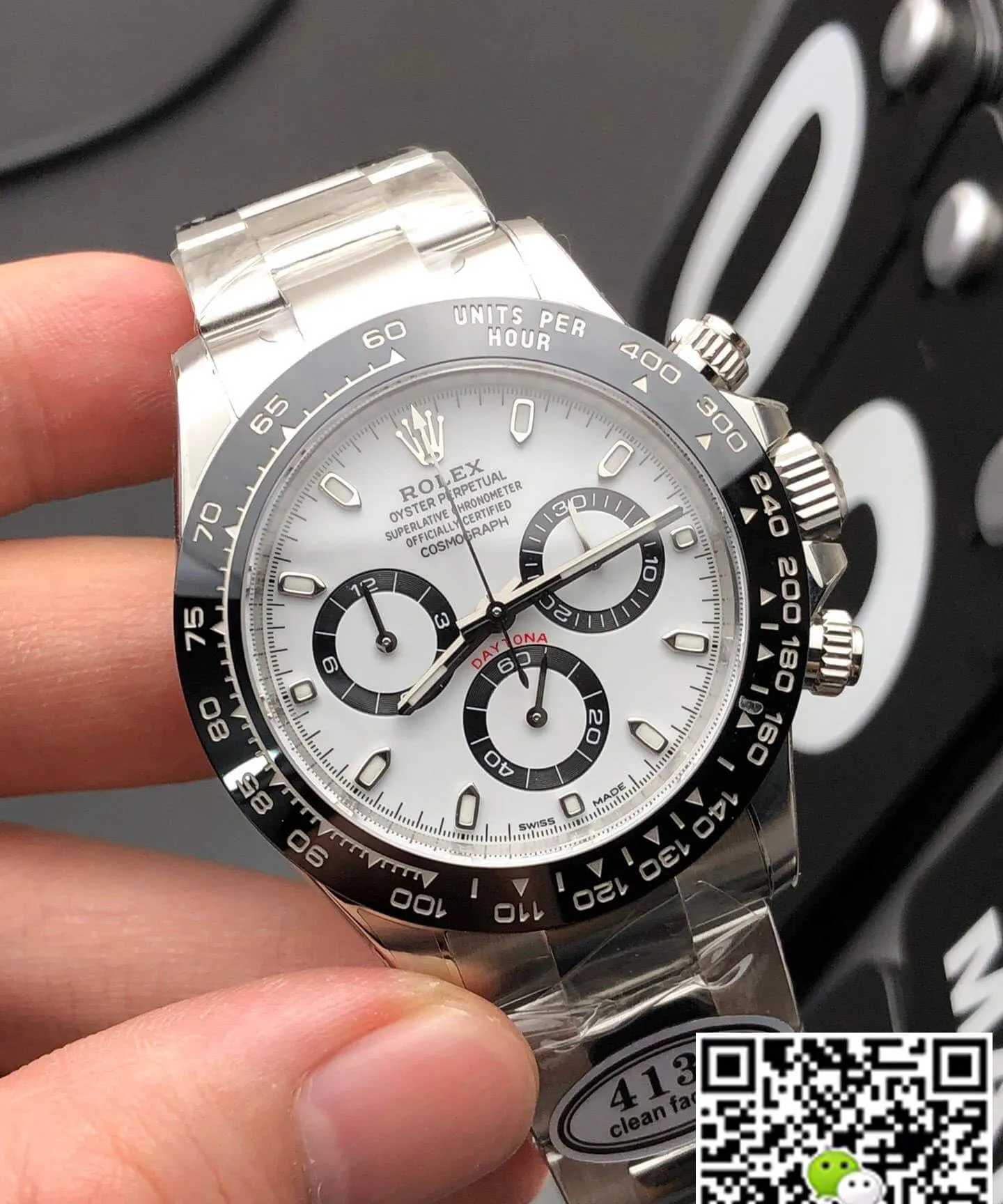 Rolex Cosmograph Daytona M116500LN-0001 Clean Factory 1:1 Best Edition Replica Watch V2 Black Bezel